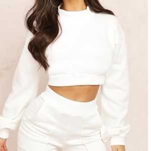 Cropped sweatshirt